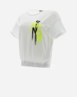 Herno T-Shirts-T-Shirt Aus Interlock-Jersey Mit Stickerei
