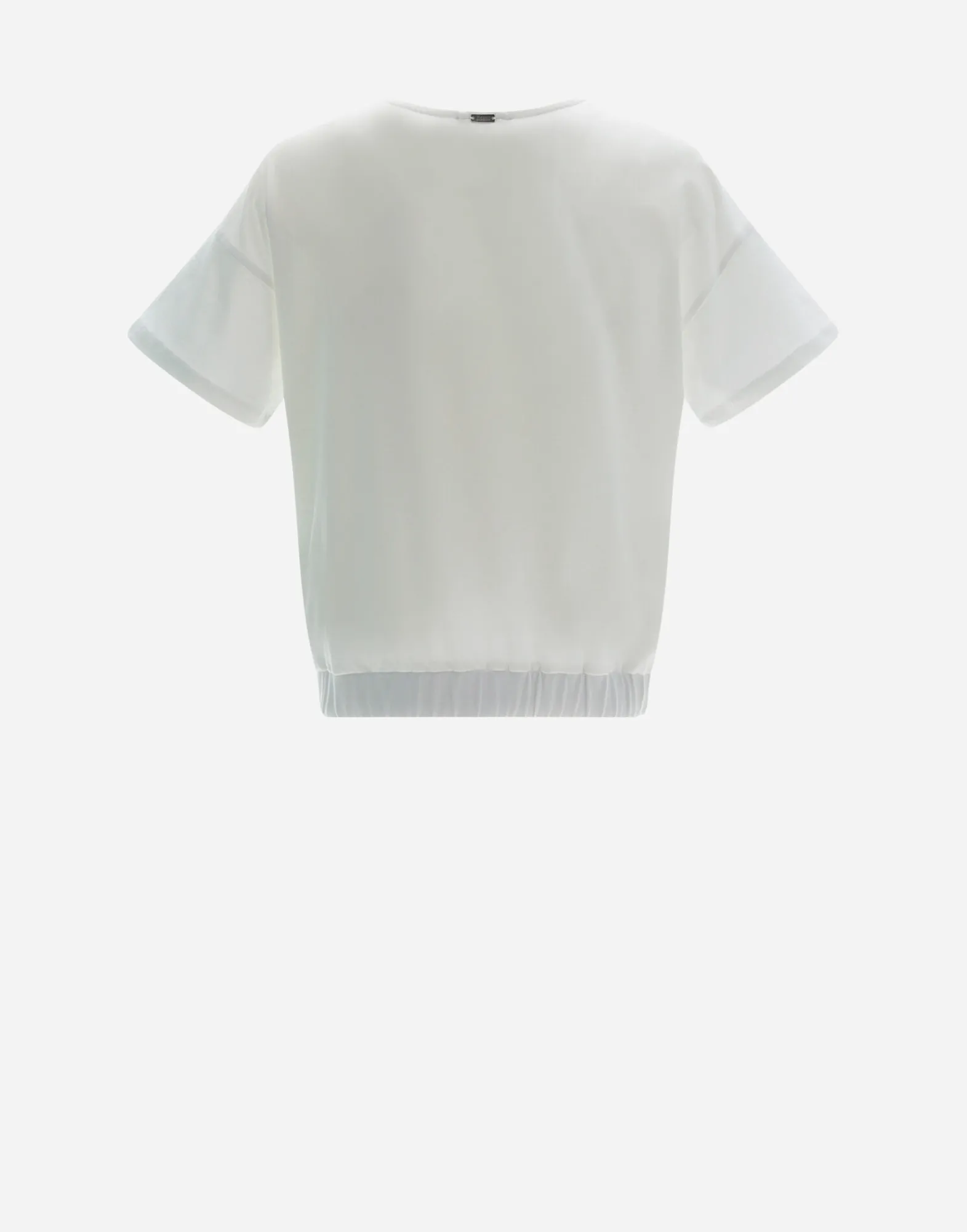 Herno T-Shirts-T-Shirt Aus Interlock-Jersey Mit Stickerei