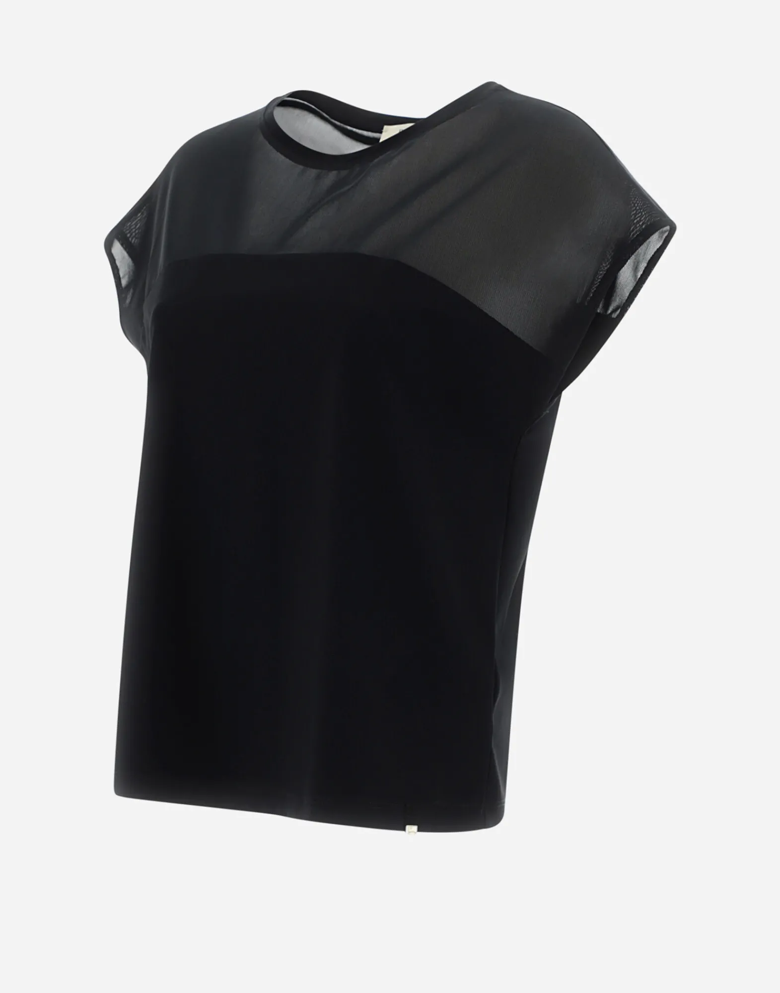 Herno T-Shirts-T-Shirt Aus Light Scuba & Stretch-Tull