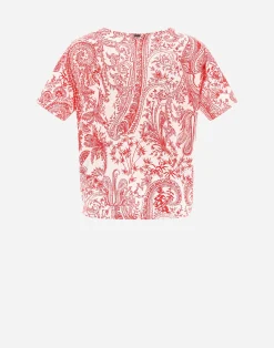 Herno T-Shirts-T-Shirt Aus Oriental Fancy Jersey