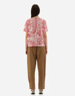 Herno T-Shirts-T-Shirt Aus Oriental Fancy Jersey