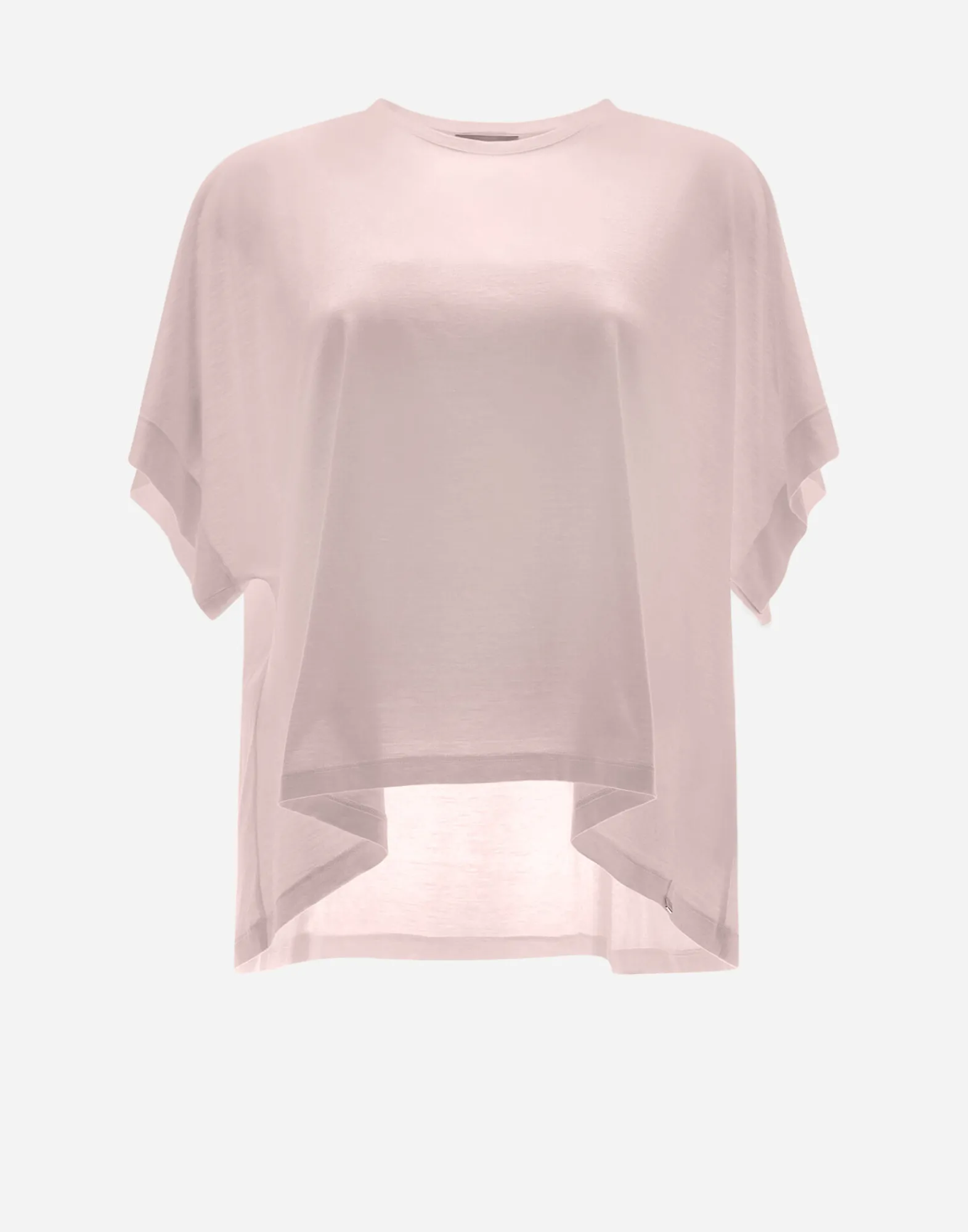 Herno T-Shirts-T-Shirt Aus Seidenjersey