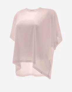 Herno T-Shirts-T-Shirt Aus Seidenjersey