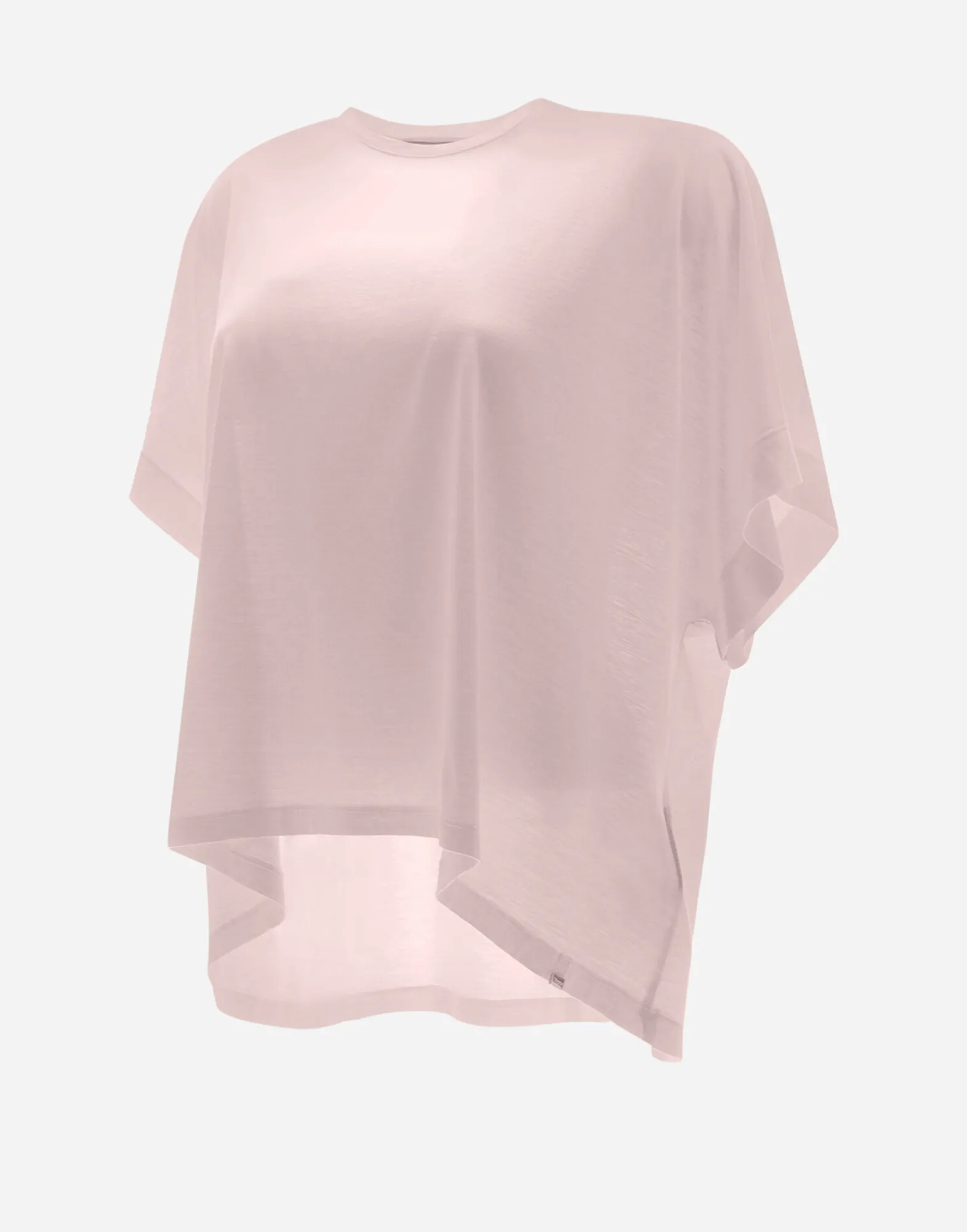 Herno T-Shirts-T-Shirt Aus Seidenjersey