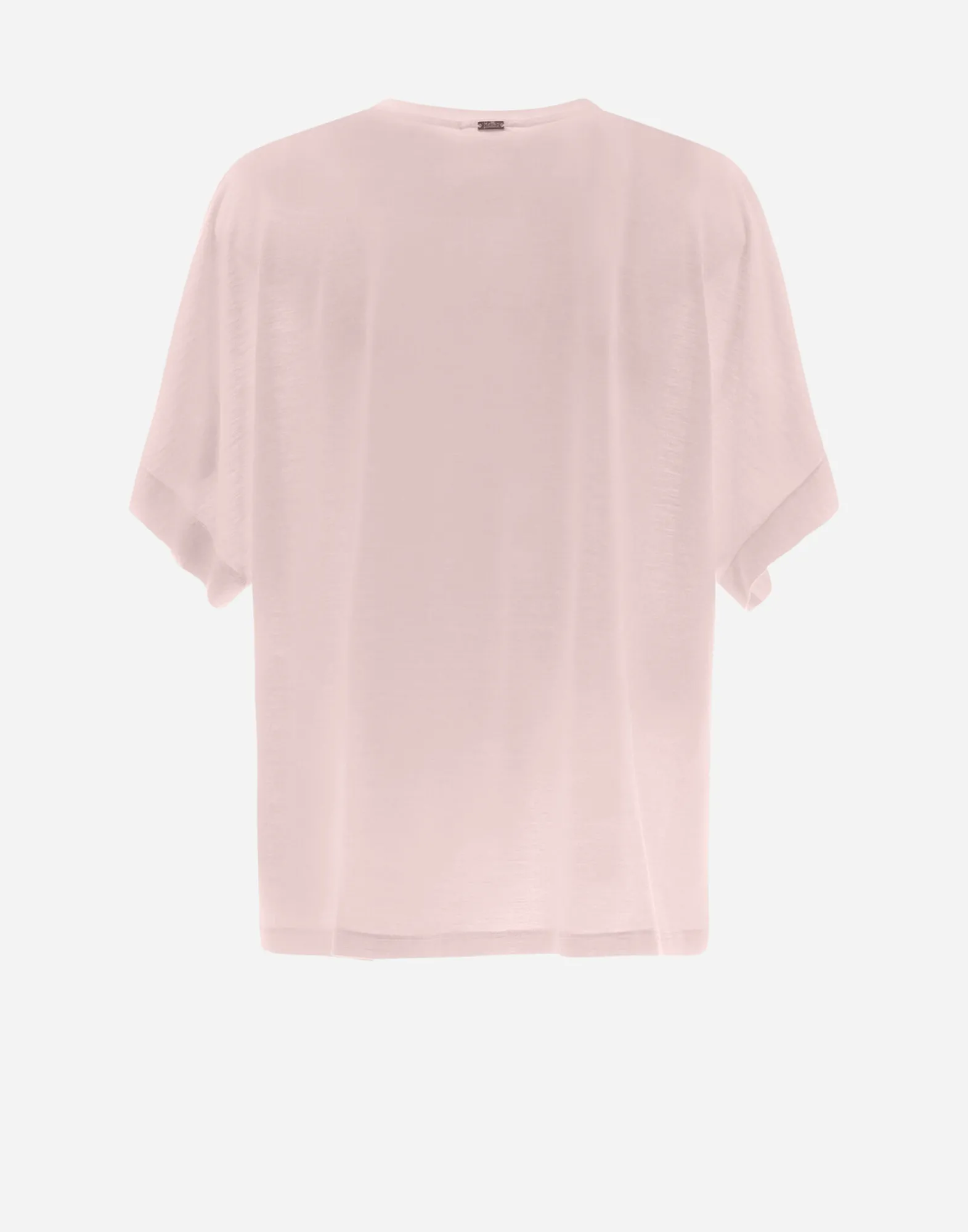 Herno T-Shirts-T-Shirt Aus Seidenjersey