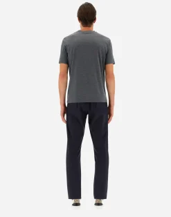 Herno T-Shirt & Polo-Shirts-T-Shirt Aus Seidenjersey
