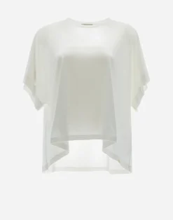 Herno T-Shirts-T-Shirt Aus Seidenjersey