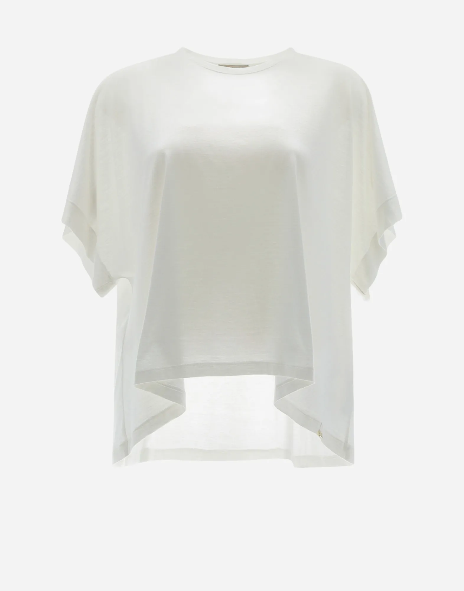 Herno T-Shirts-T-Shirt Aus Seidenjersey