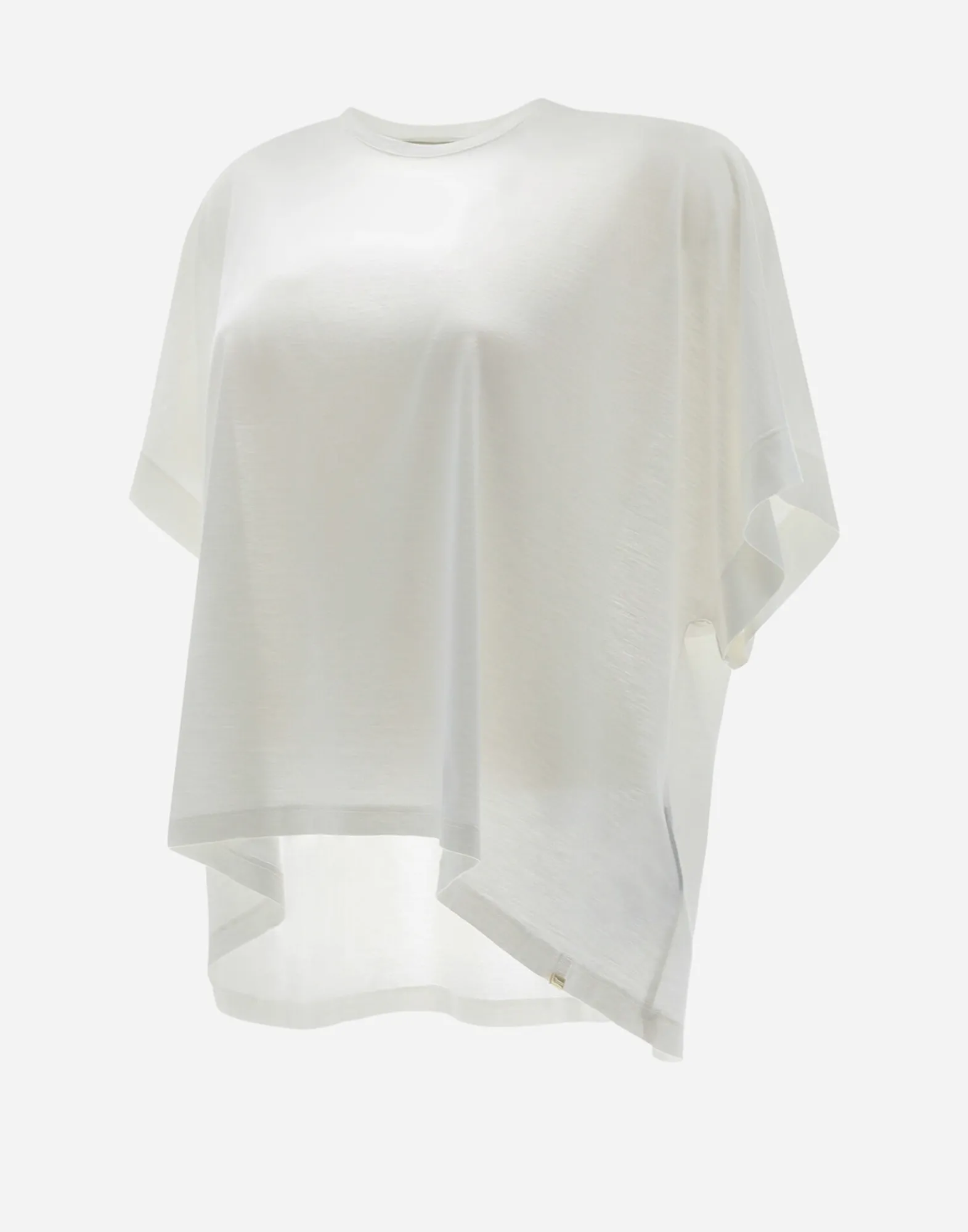 Herno T-Shirts-T-Shirt Aus Seidenjersey