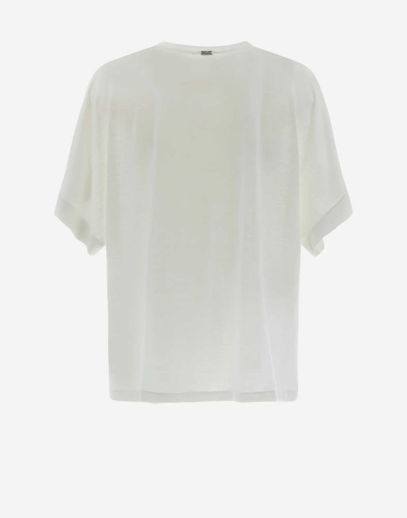 Herno T-Shirts-T-Shirt Aus Seidenjersey