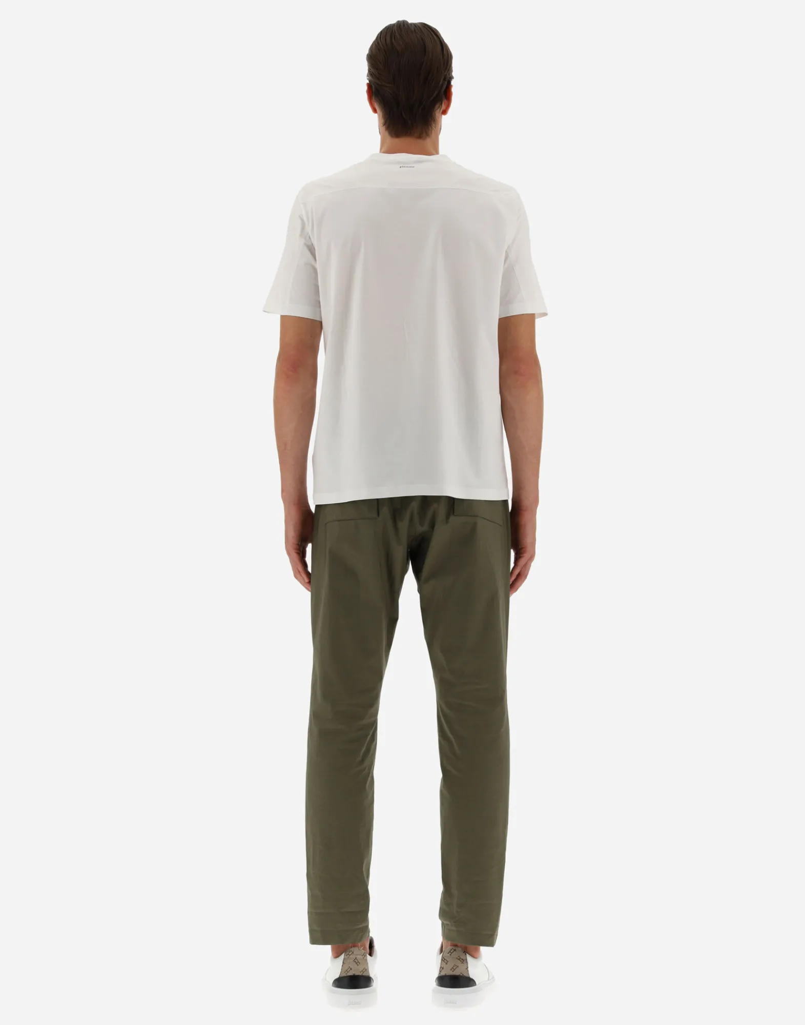 Herno T-Shirt & Polo-Shirts-T-Shirt Aus Superfine Cotton Stretch