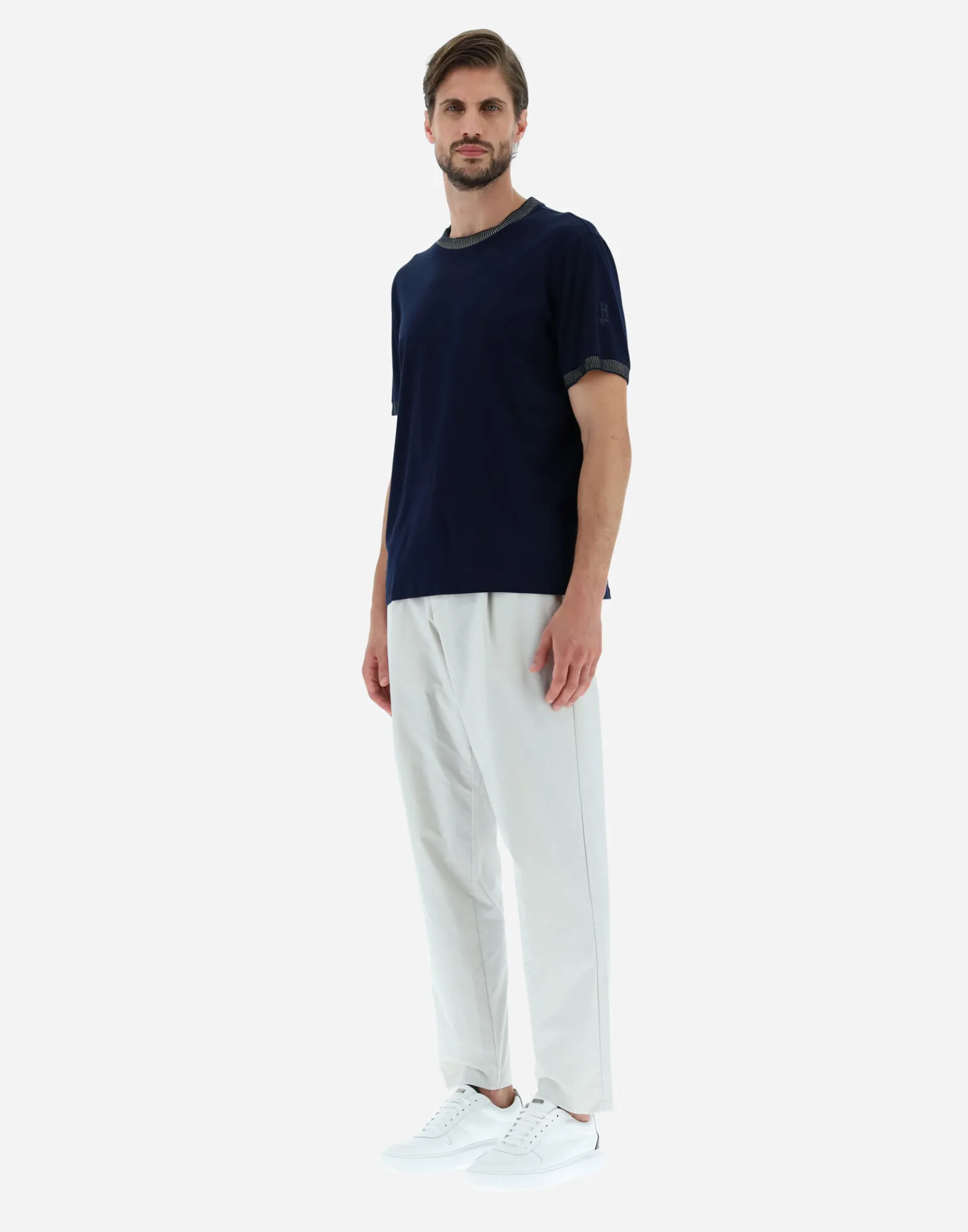 Herno T-Shirt & Polo-Shirts-T-Shirt Aus Superfine Cotton