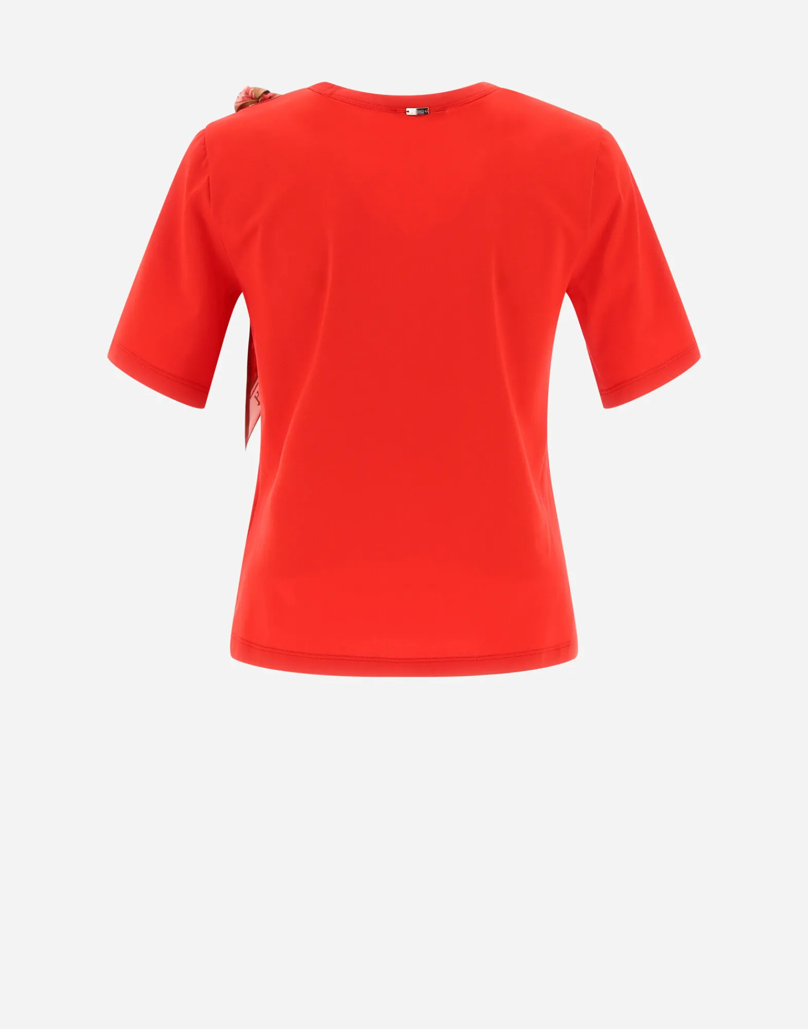 Herno T-Shirts-T-Shirt Aus Superfine Cotton Stretch Mit Bubble Schal