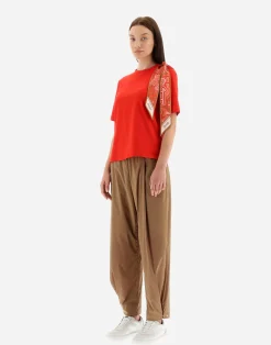 Herno T-Shirts-T-Shirt Aus Superfine Cotton Stretch Mit Bubble Schal