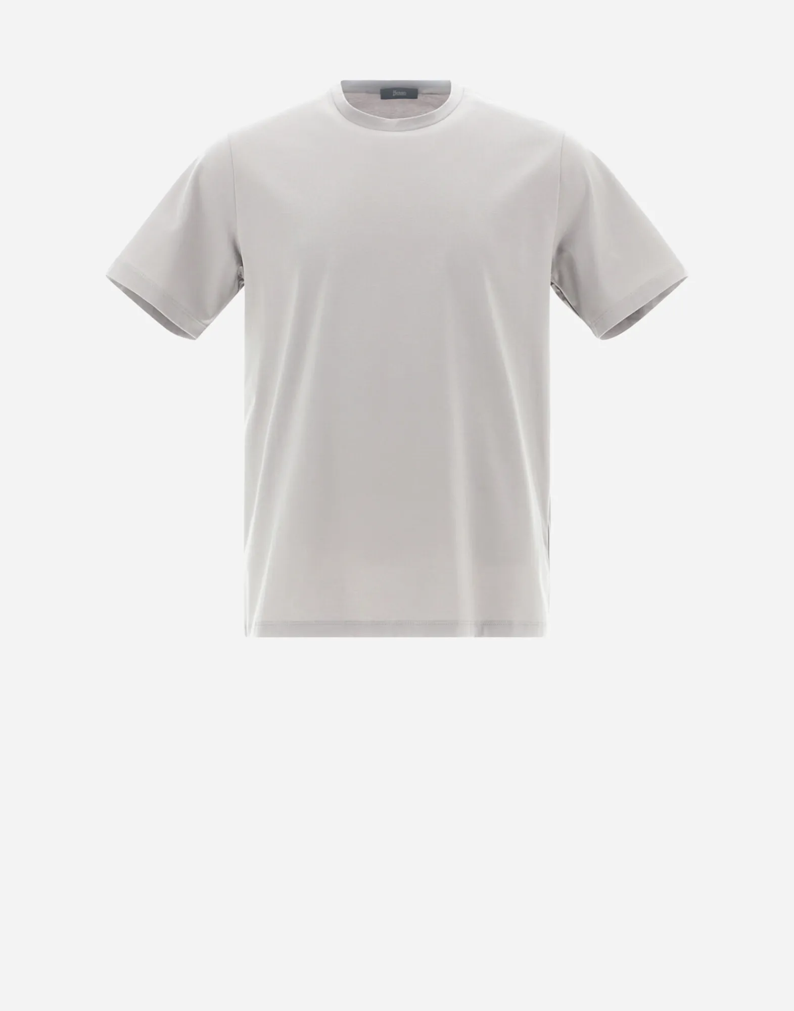 Herno T-Shirt & Polo-Shirts-T-Shirt Aus Superfine Cotton Stretch