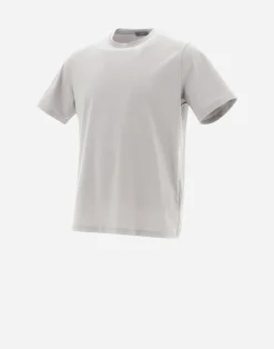 Herno T-Shirt & Polo-Shirts-T-Shirt Aus Superfine Cotton Stretch