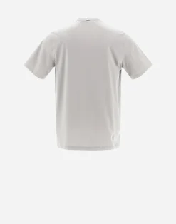 Herno T-Shirt & Polo-Shirts-T-Shirt Aus Superfine Cotton Stretch