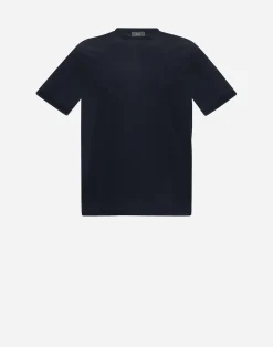 Herno T-Shirt & Polo-Shirts-T-Shirt Aus Superfine Cotton Stretch