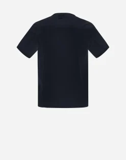 Herno T-Shirt & Polo-Shirts-T-Shirt Aus Superfine Cotton Stretch
