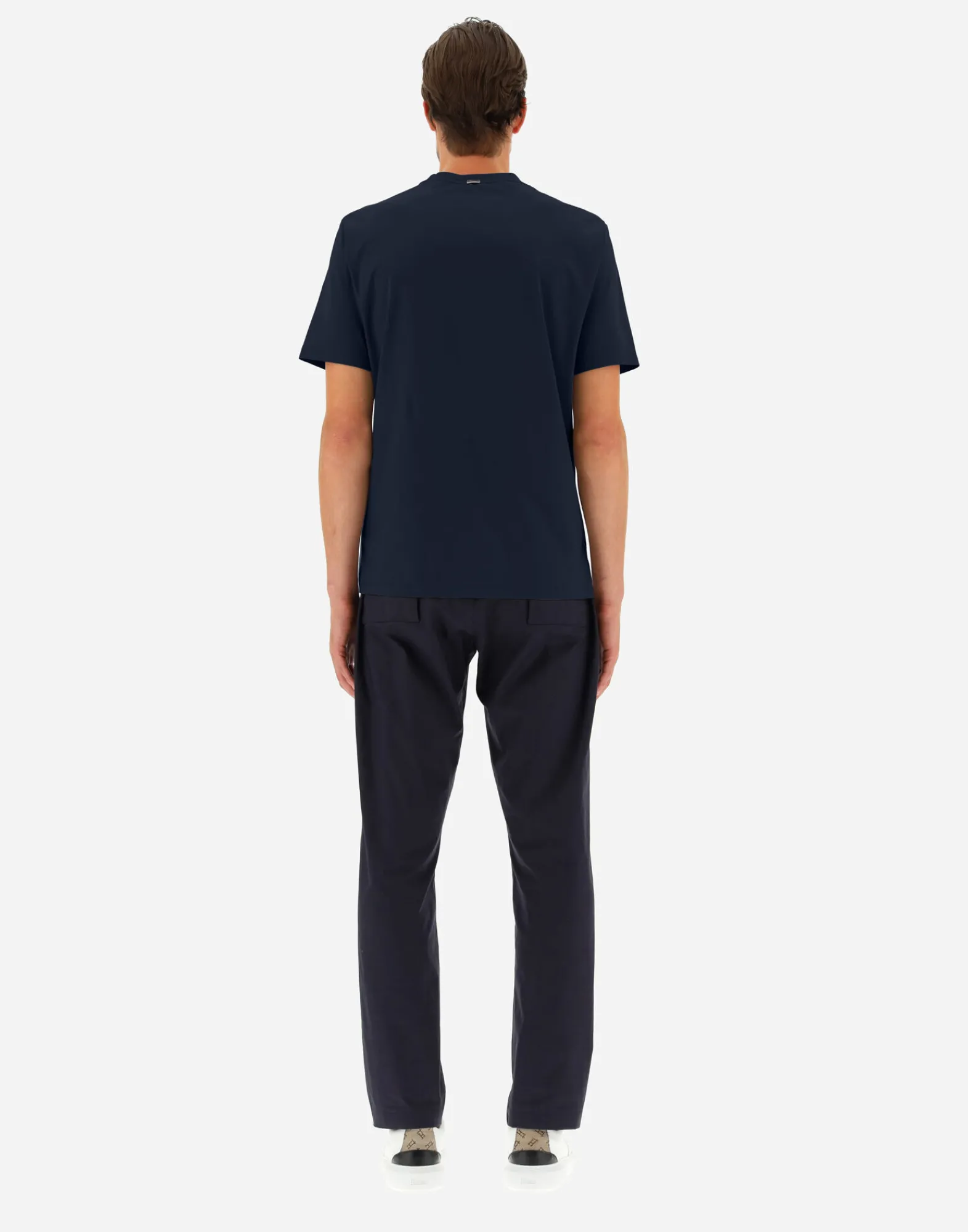 Herno T-Shirt & Polo-Shirts-T-Shirt Aus Superfine Cotton Stretch