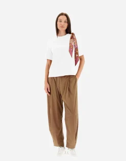 Herno T-Shirts-T-Shirt Aus Superfine Cotton Stretch Mit Bubble Schal