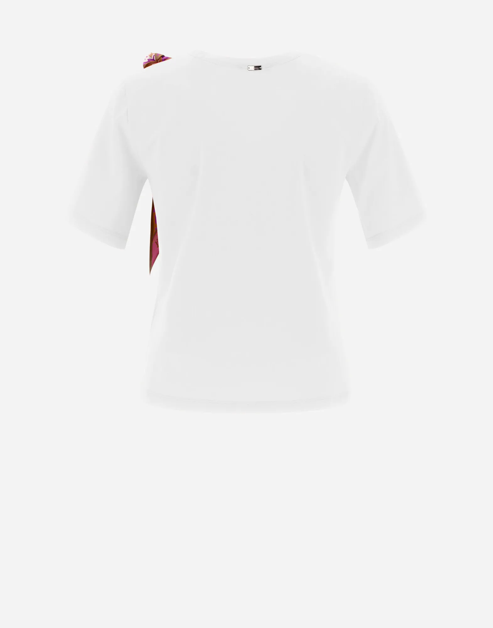 Herno T-Shirts-T-Shirt Aus Superfine Cotton Stretch Mit Bubble Schal