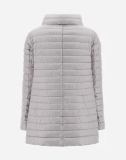 Herno Lange Daunenjacken-Wendbare A-Shape Aus Nylon Ultralight