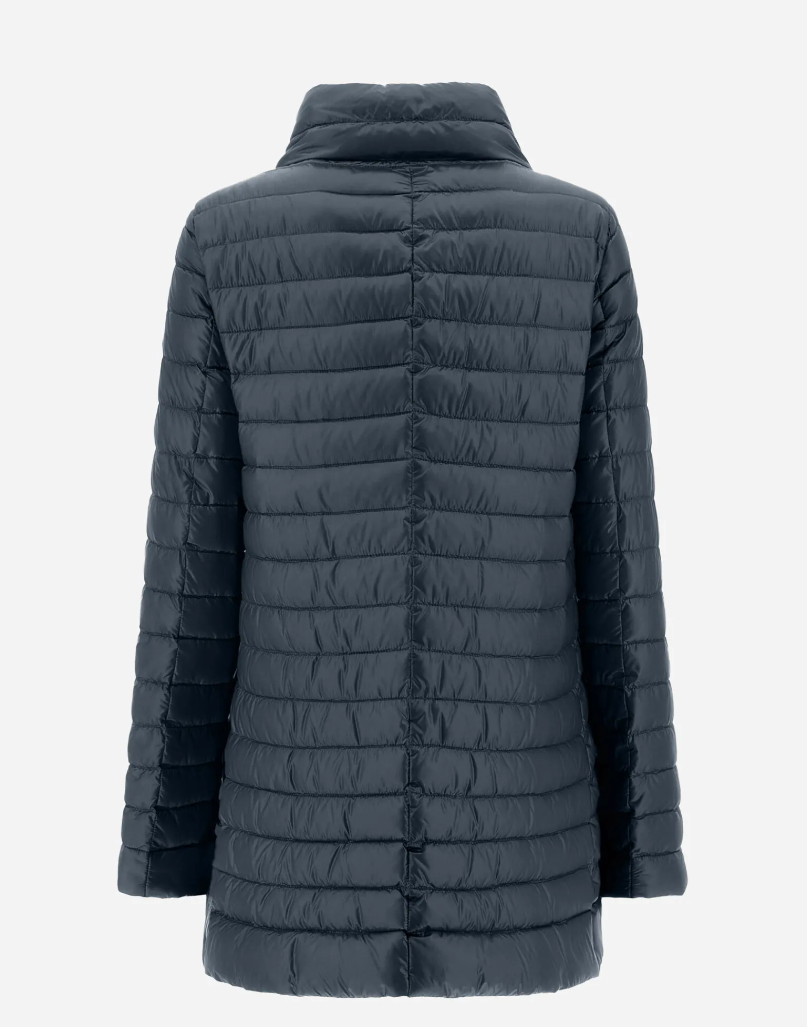 Herno Lange Daunenjacken-Wendbare A-Shape Aus Nylon Ultralight