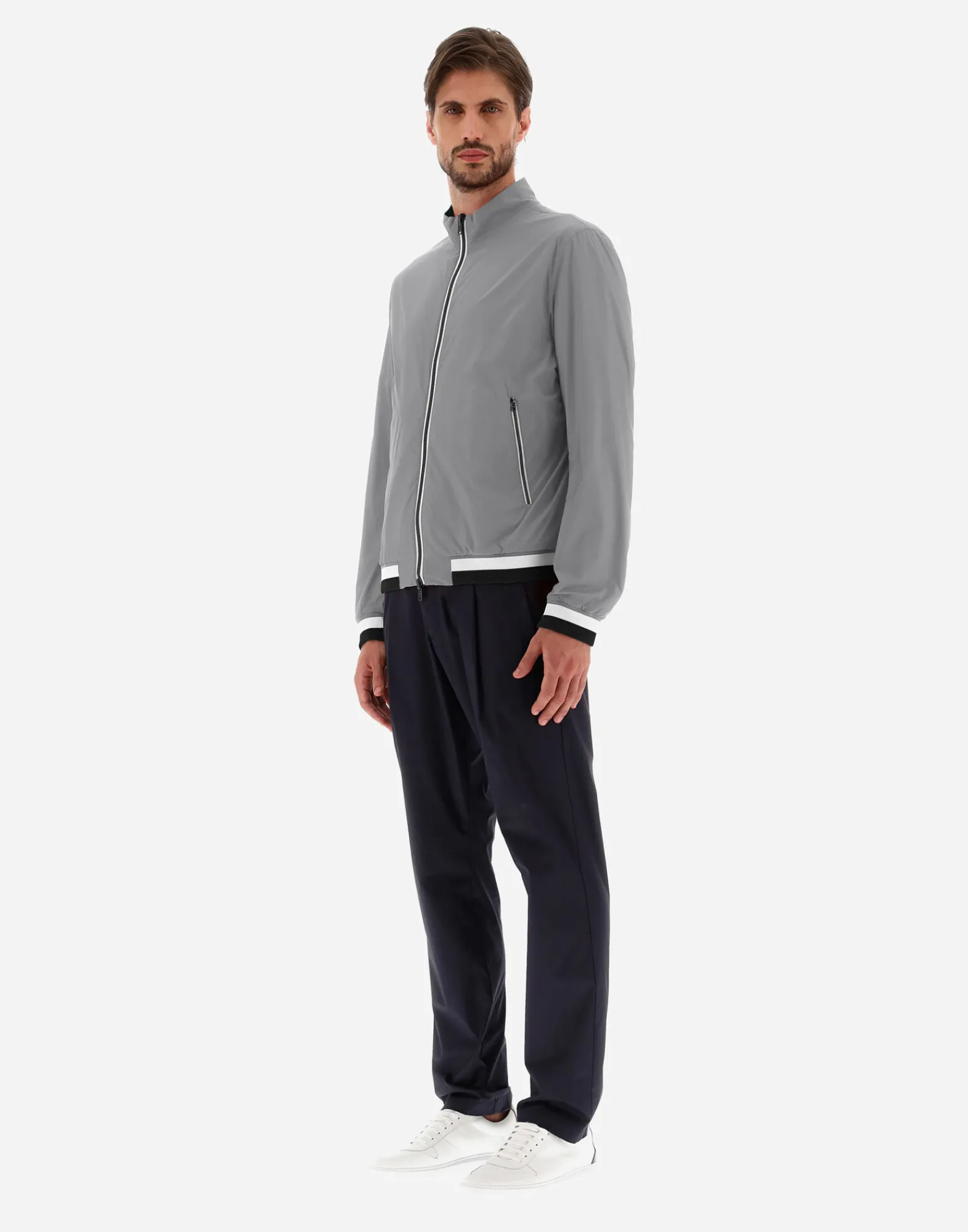 Herno Bomber-Wendbare Millionaire Bomberjacke Aus Mikrofaser & Nuage