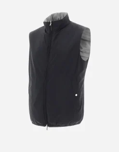 Herno Weste-Wendbare Millionaire Weste Aus Mikrofaser & Nuage
