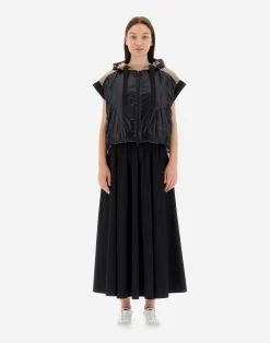 Herno Kurze Daunenjacken-Wendbare Weste Aus Beta Flowers, Nylon Ultralight & Nuage