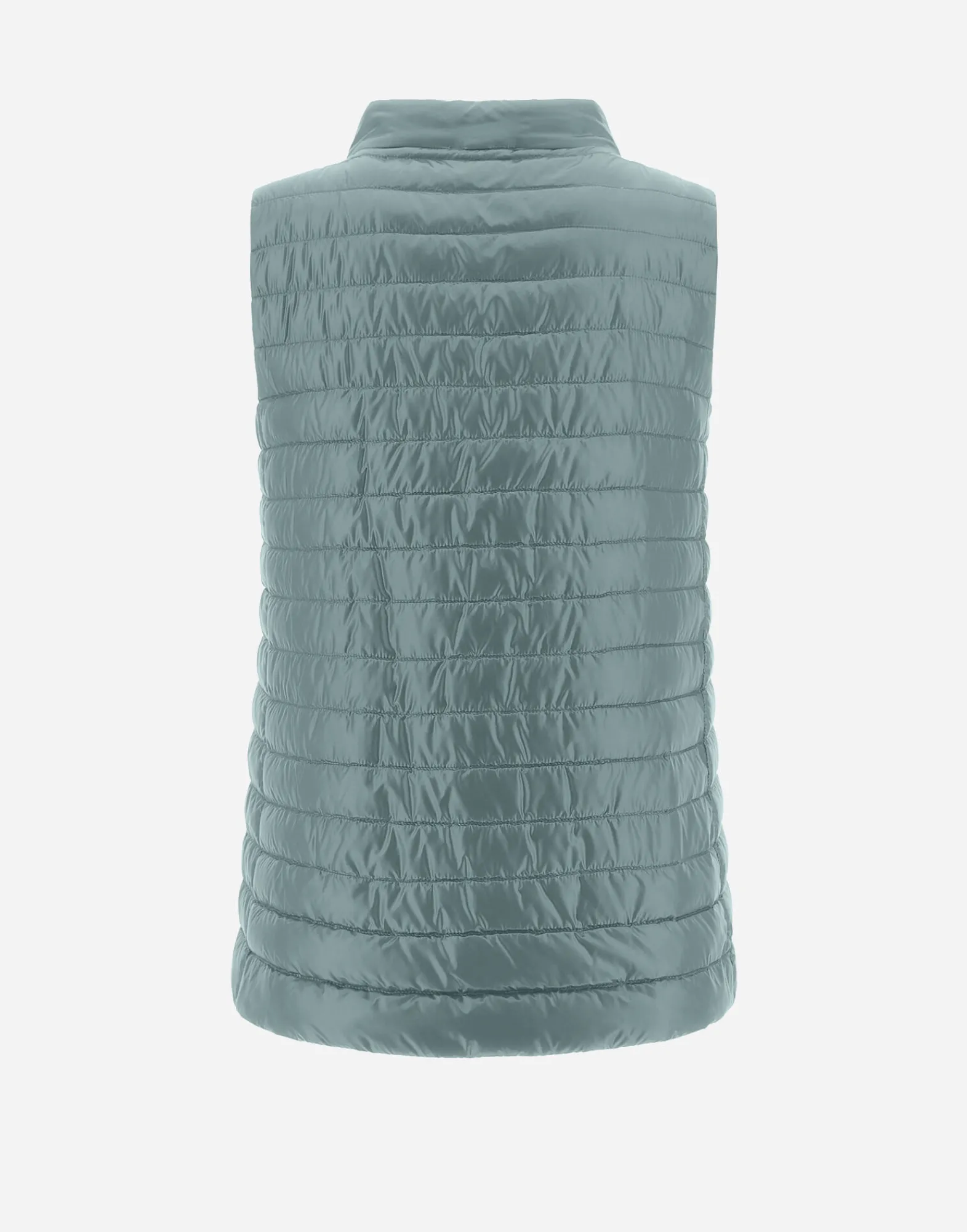 Herno Lange Daunenjacken-Wendbare, Zweifarbige Weste Aus Nylon Ultralight