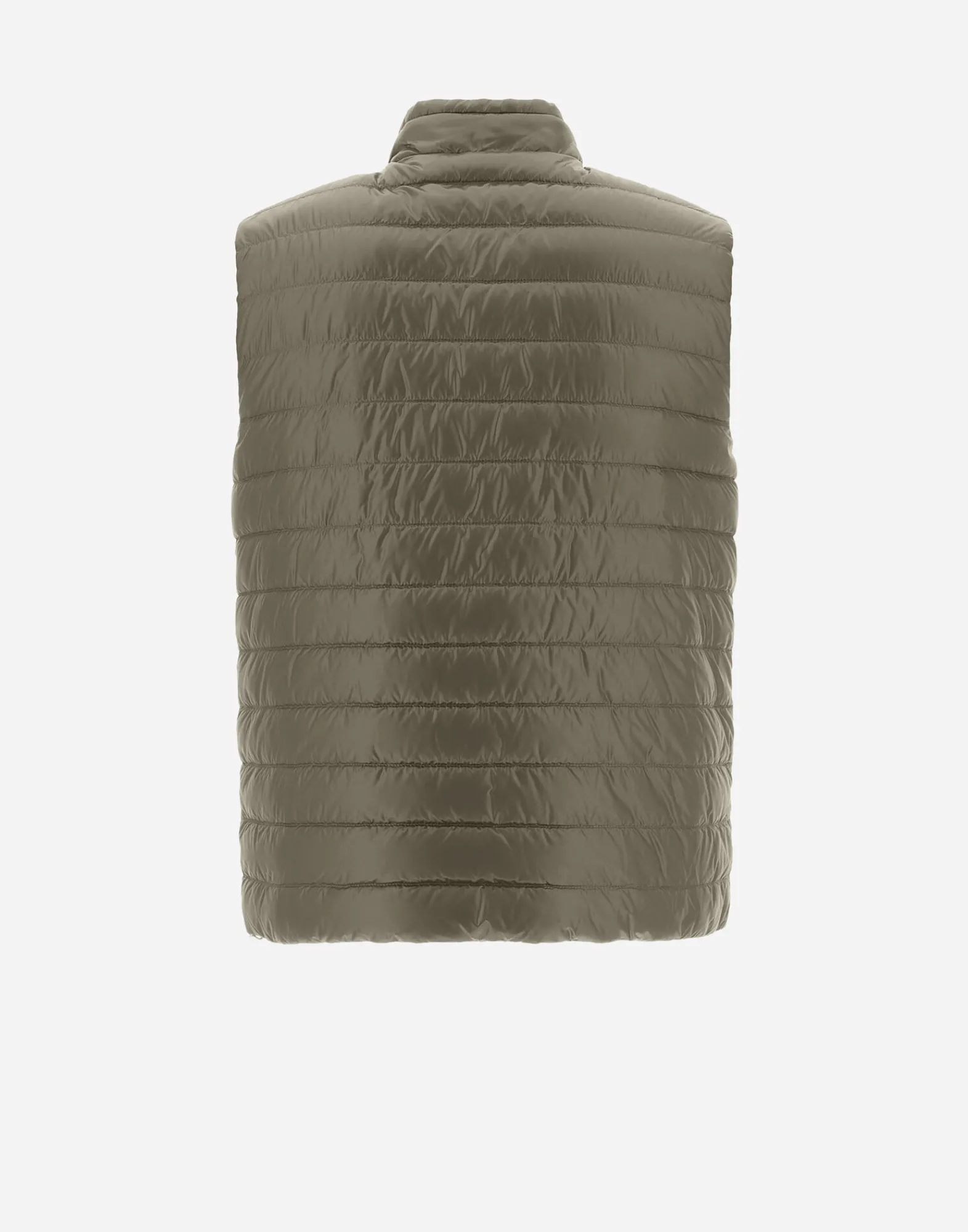 Herno Kurze Daunenjacken-Wendbare, Zweifarbige Weste Aus Nylon Ultralight