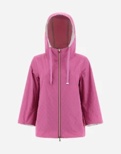 Herno Capes-Wendbares Cape Aus Monogram Taft