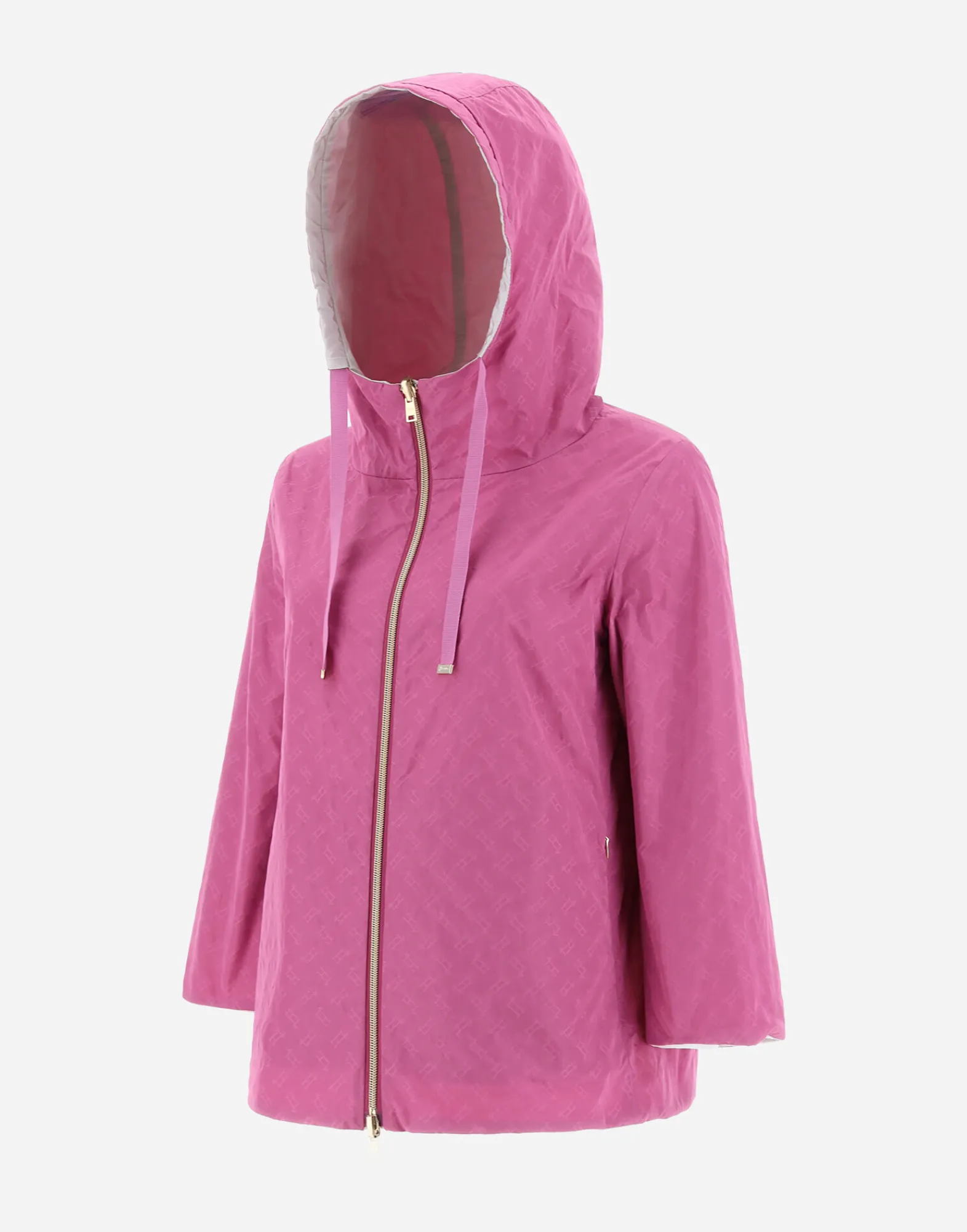 Herno Capes-Wendbares Cape Aus Monogram Taft