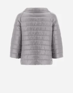 Herno Kurze Daunenjacken-Wendbares Cape Aus Nylon Ultralight