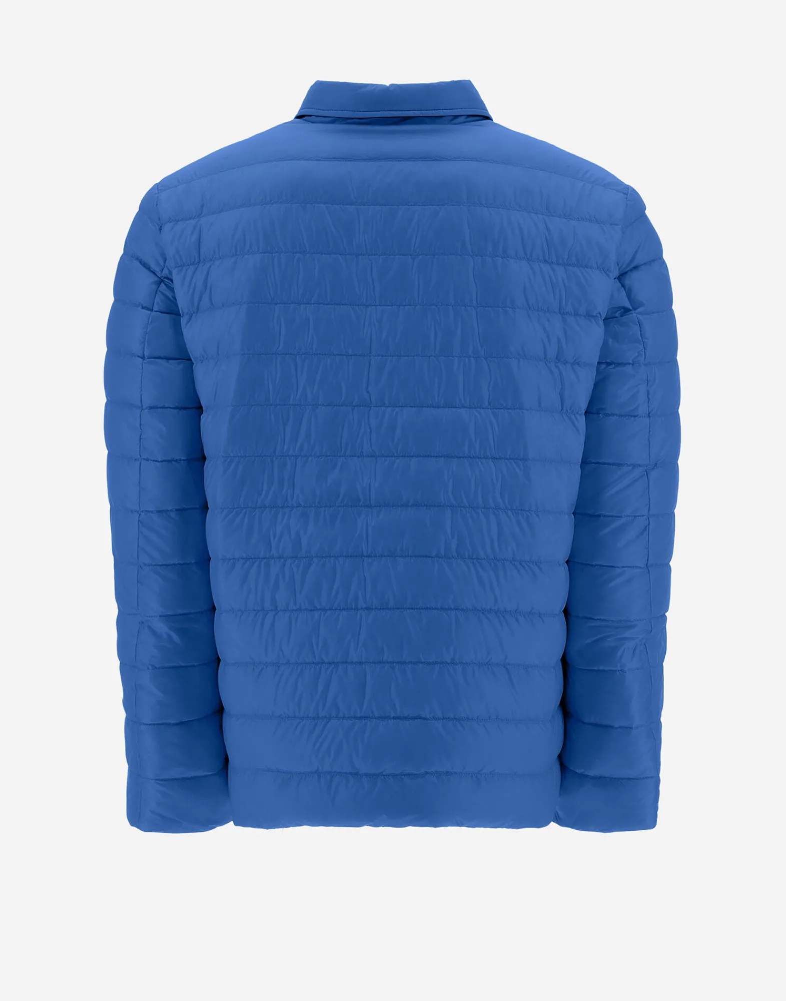 Herno Kurze Daunenjacken-Wendbares, Zweifarbiges Hemd Aus Nylon Ultralight