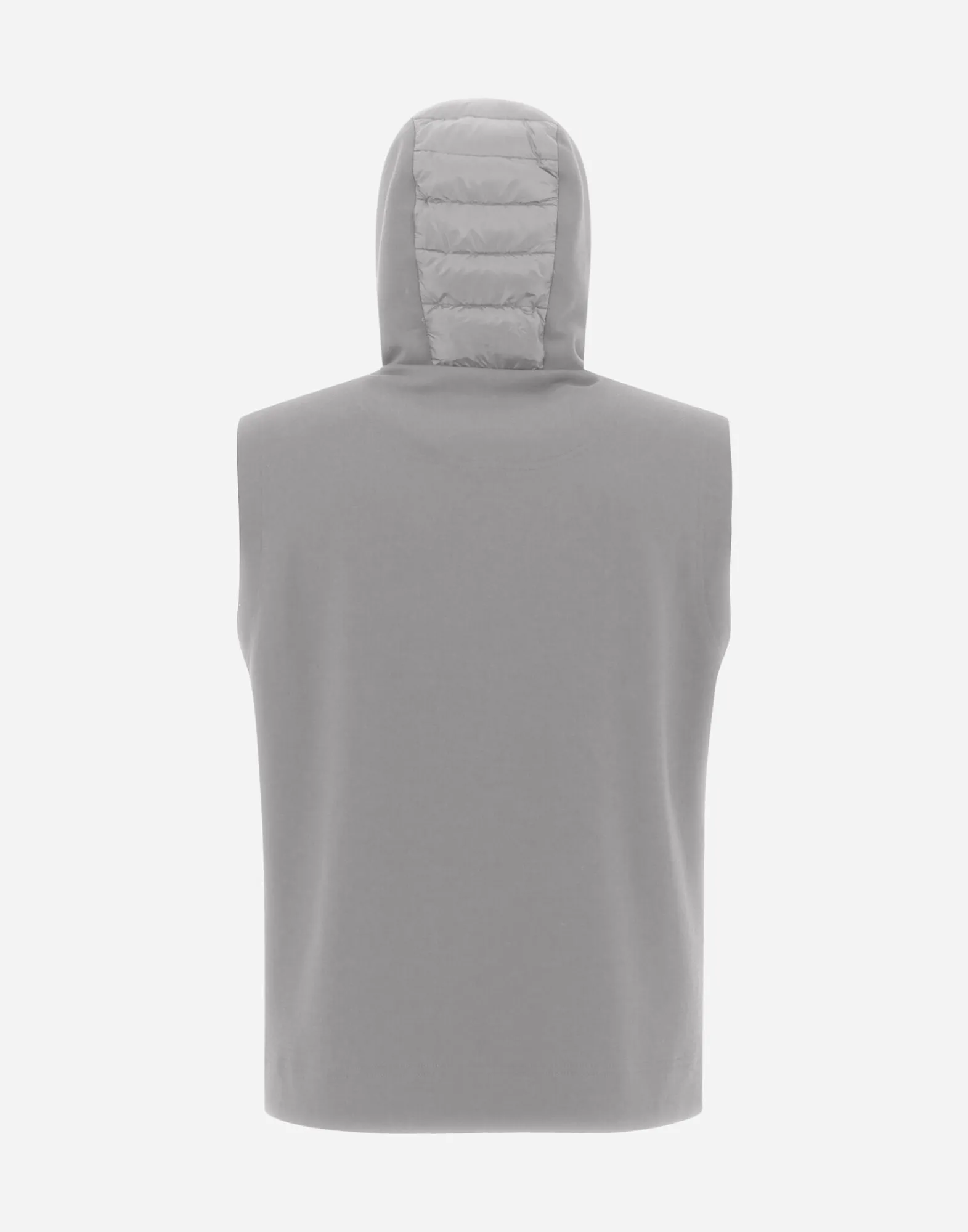 Herno Kurze Daunenjacken-Weste Aus Nylon Ultralight & Fleece