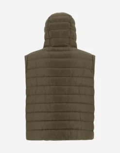 Herno Lange Daunenjacken-Weste Aus Nylon Ultralight