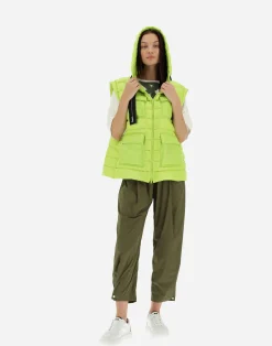 Herno Lange Daunenjacken-Weste Aus Nylon Ultralight