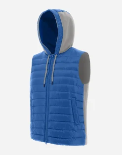 Herno Kurze Daunenjacken-Weste Aus Nylon Ultralight & Fleece