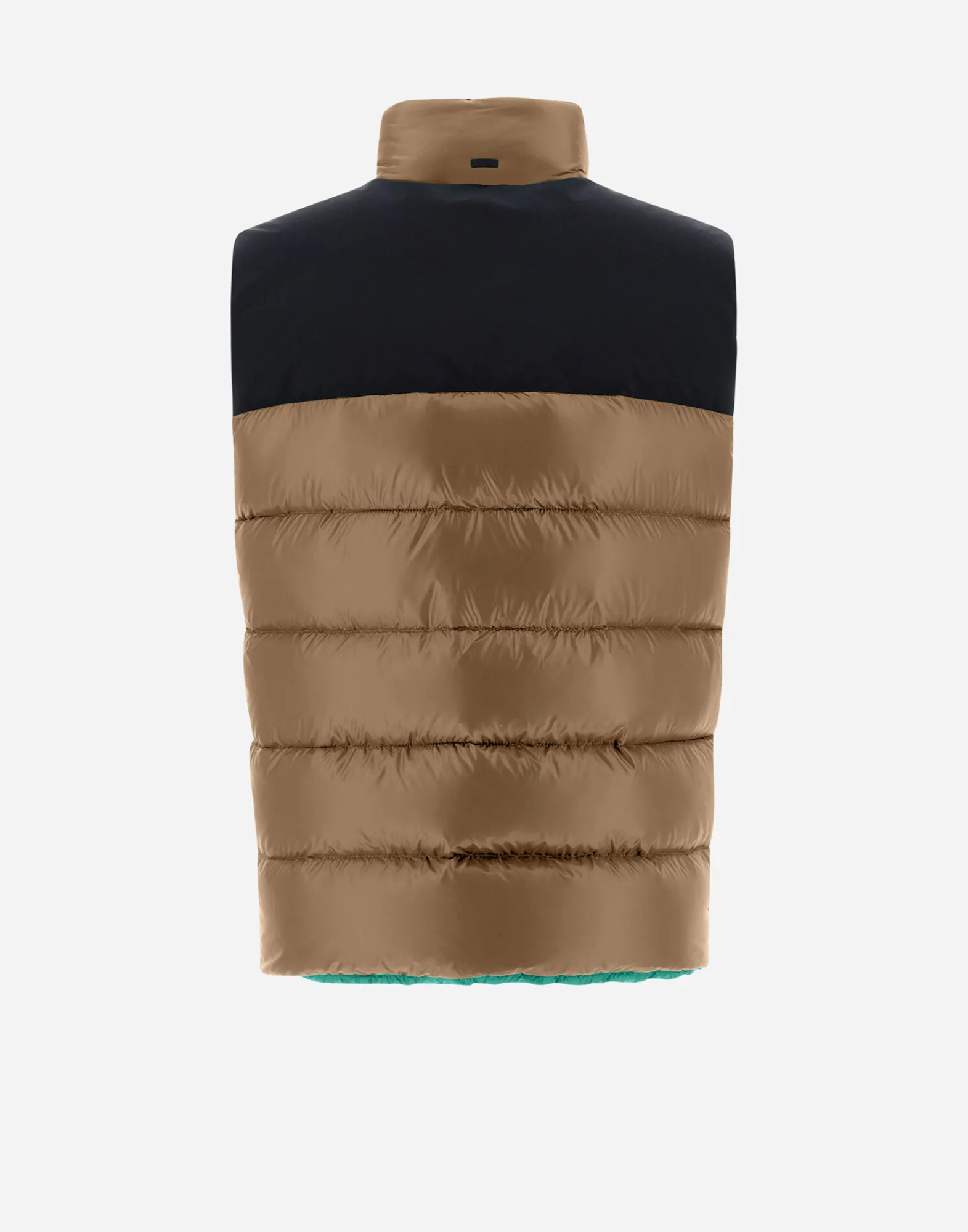 Herno Kurze Daunenjacken-Weste Aus Nylon Ultralight & Plaster